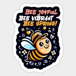 bee spring Sticker